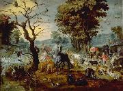 Jan Van Kessel L entree de l arche Spain oil painting artist